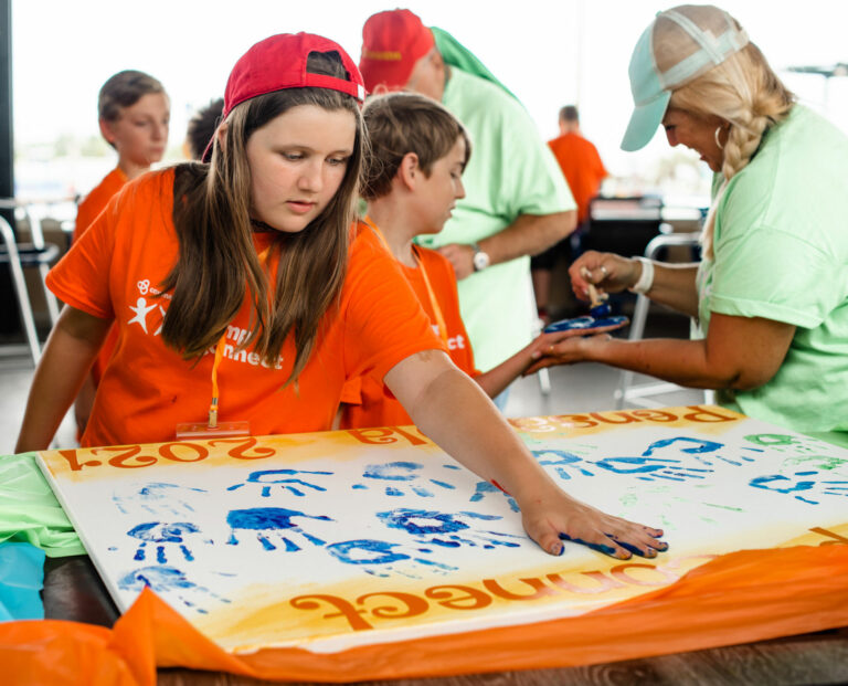 Nonie camp connect hand print